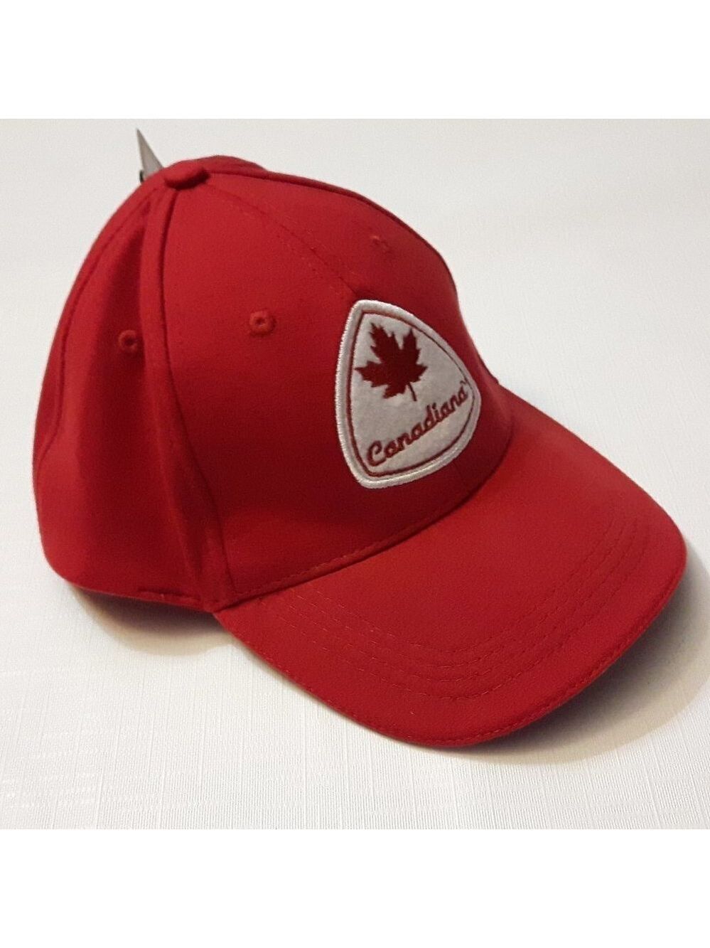 Red Canadiana Hat L/XL CANADA Patch Embroidered Hat